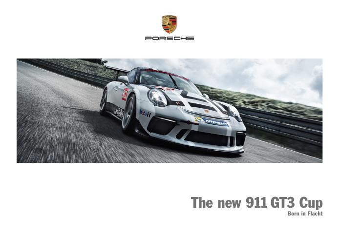 Рекламный буклет Porsche 991 GT3 Cup